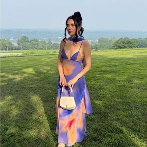 Zara Elegant Multicolor Maxi Dress